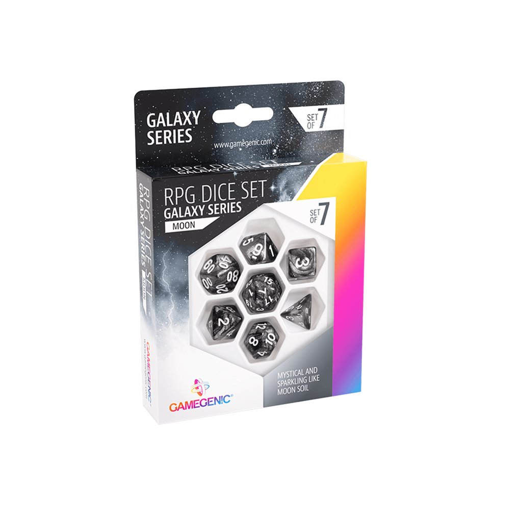 Moon RPG Dice Set (7pcs) - Accesorios y Marketing Coleccionable - Frikibase.com