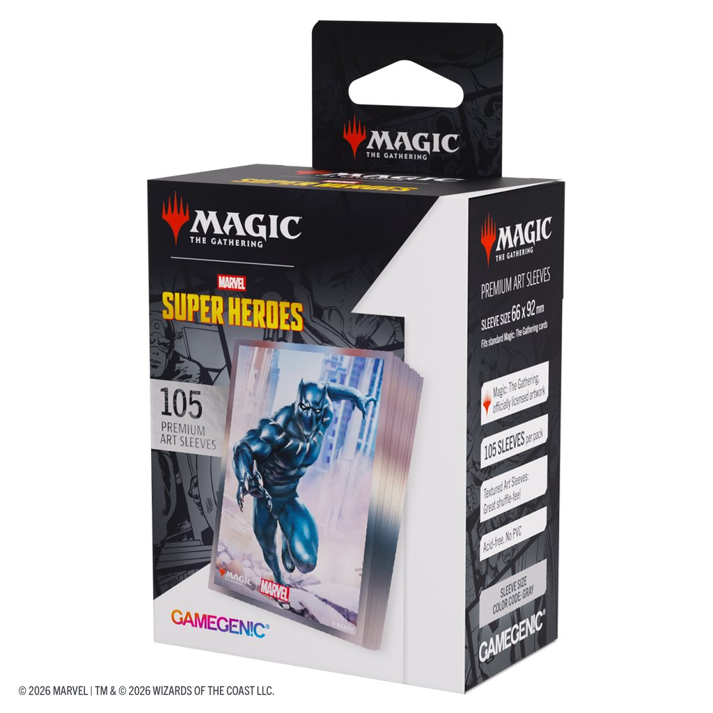 MTG Marvel SH Art Sleeves Black Panther - Accesorios y Marketing Coleccionable - Frikibase.com