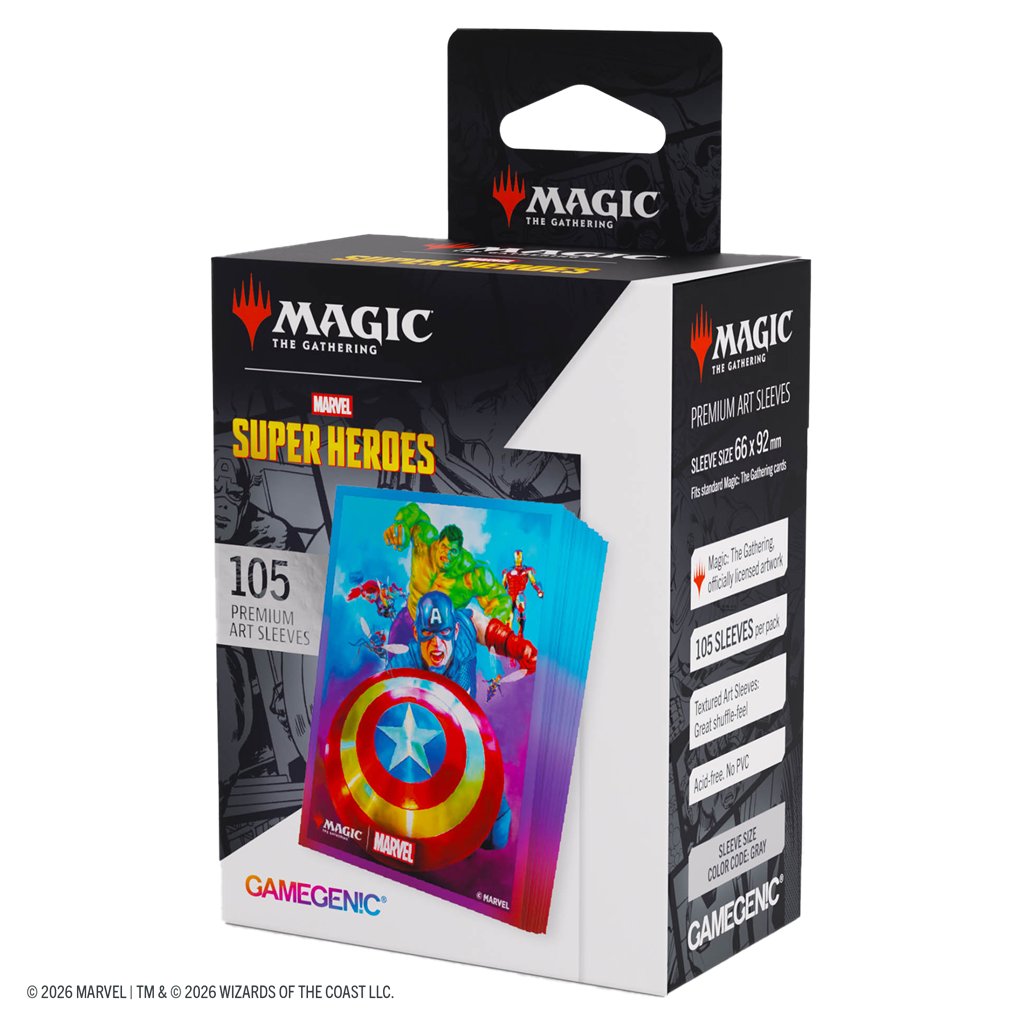 MTG Marvel SH Art Sleeves Captain America - Accesorios y Marketing Coleccionable - Frikibase.com