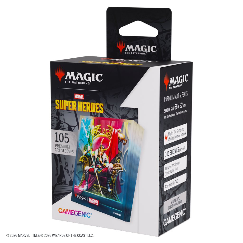 MTG Marvel SH Art Sleeves Loki/Doctor Doom - Accesorios y Marketing Coleccionable - Frikibase.com