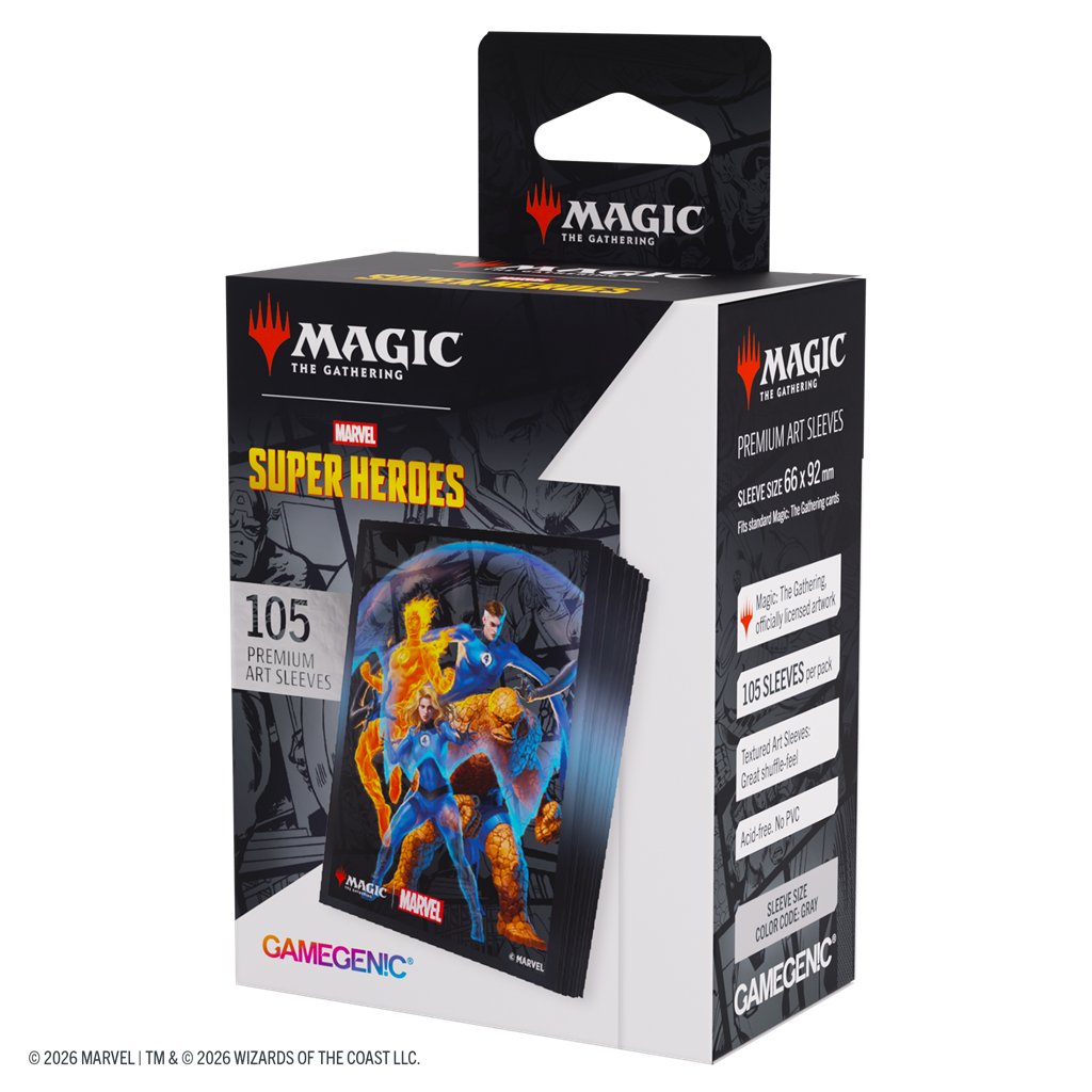 MTG Marvel SH Art Sleeves The Fantastic Four - Accesorios y Marketing Coleccionable - Frikibase.com