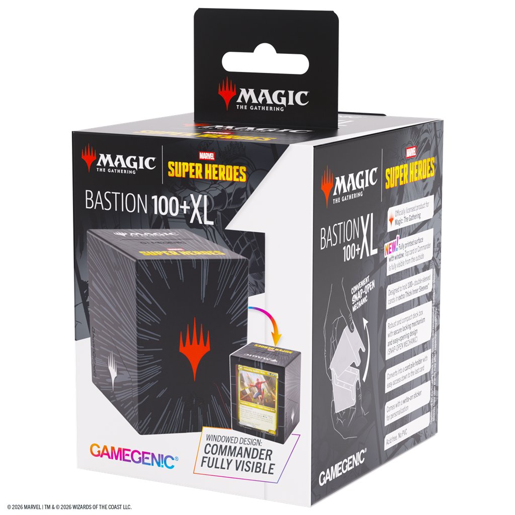 MTG Marvel SH Bastion 100+ XL Comic Burst Black - Accesorios y Marketing Coleccionable - Frikibase.com