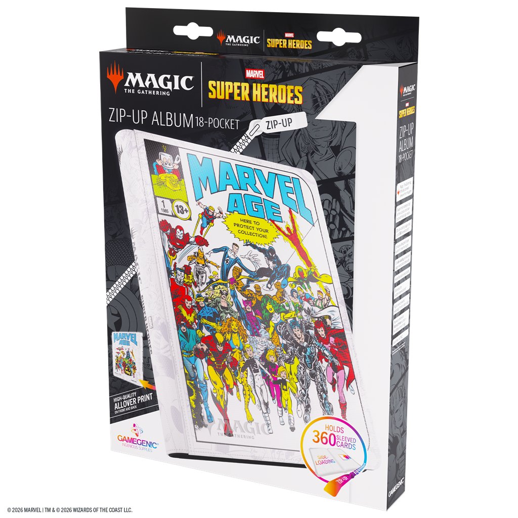 MTG Marvel SH ZipUp 18 Pocket Marvel Age - Accesorios y Marketing Coleccionable - Frikibase.com