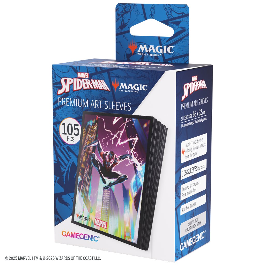 MTG Marvel's Spider-Man Sleeves Miles Morales - Accesorios y Marketing Coleccionable - Frikibase.com