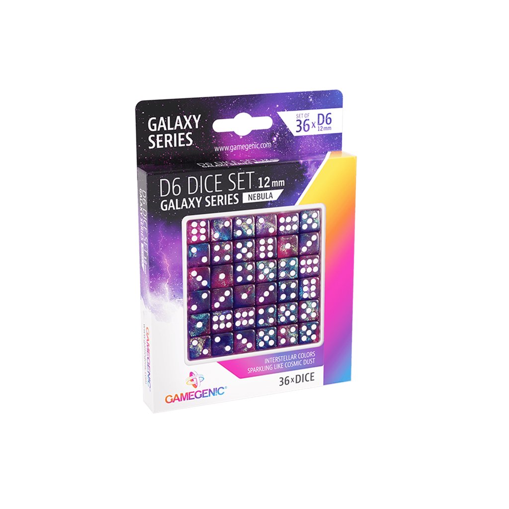 Nebula D6 Dice Set 12 mm (36 pcs) - Accesorios y Marketing Coleccionable - Frikibase.com