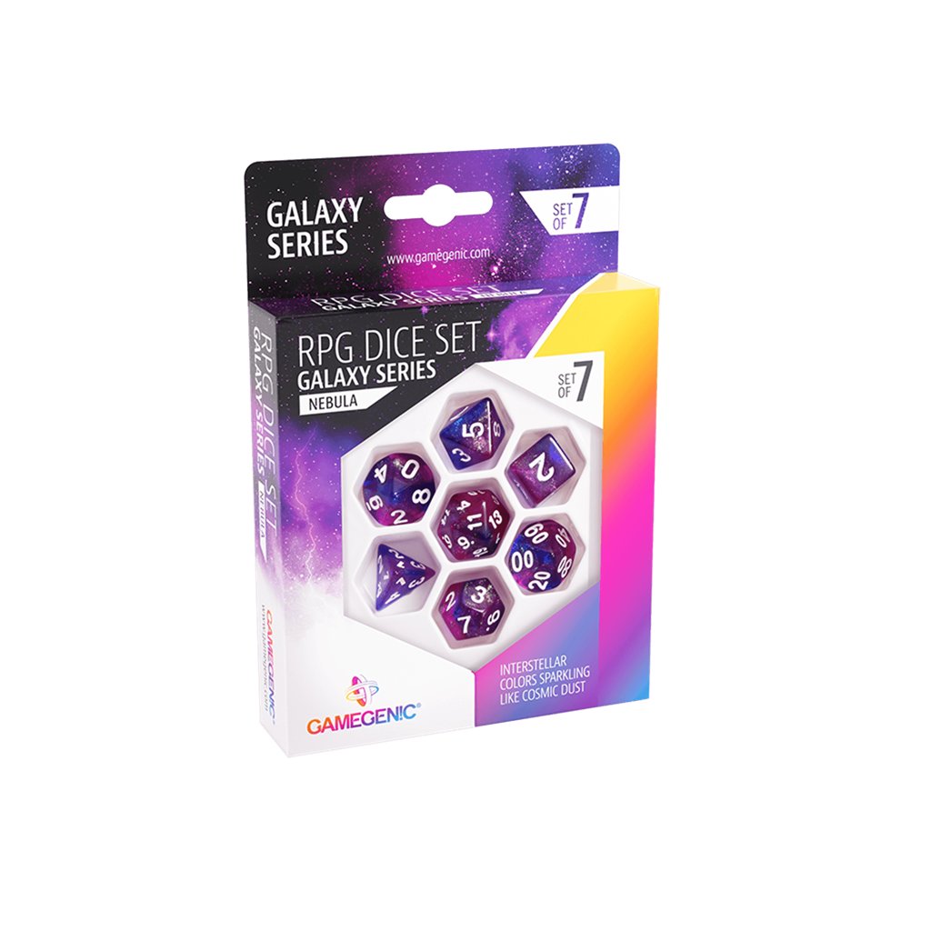 Nebula RPG Dice Set (7pcs) - Accesorios y Marketing Coleccionable - Frikibase.com
