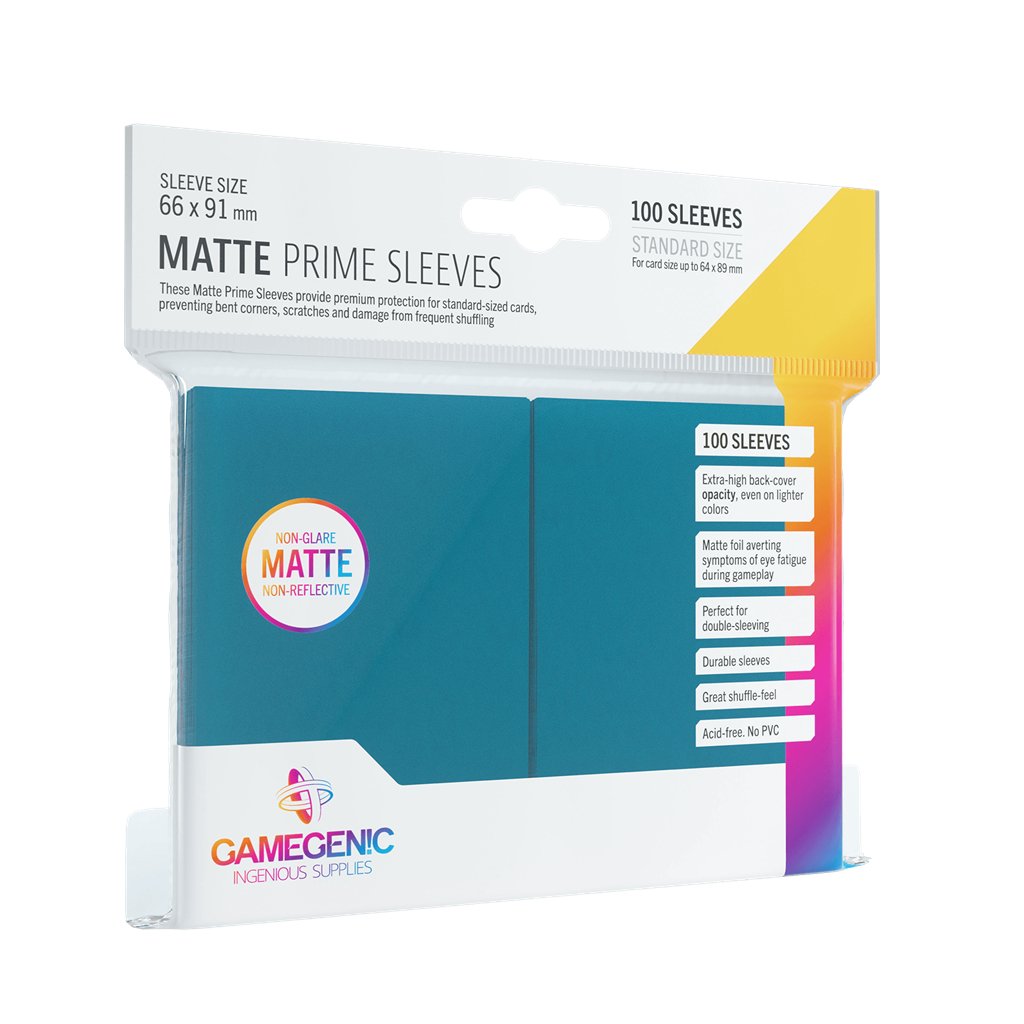 Pack Matte Prime Sleeves Blue (100) - Accesorios y Marketing Coleccionable - Frikibase.com
