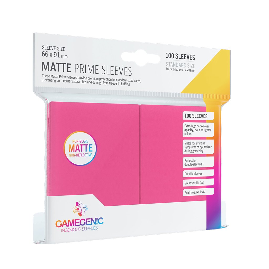 Pack Matte Prime Sleeves Pink (100) - Accesorios y Marketing Coleccionable - Frikibase.com