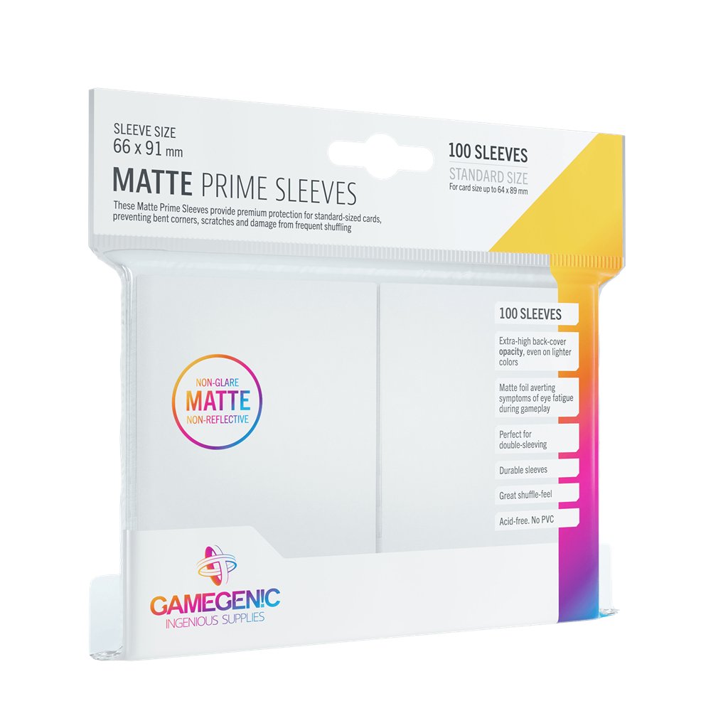 Pack Matte Prime Sleeves White (100) - Accesorios y Marketing Coleccionable - Frikibase.com