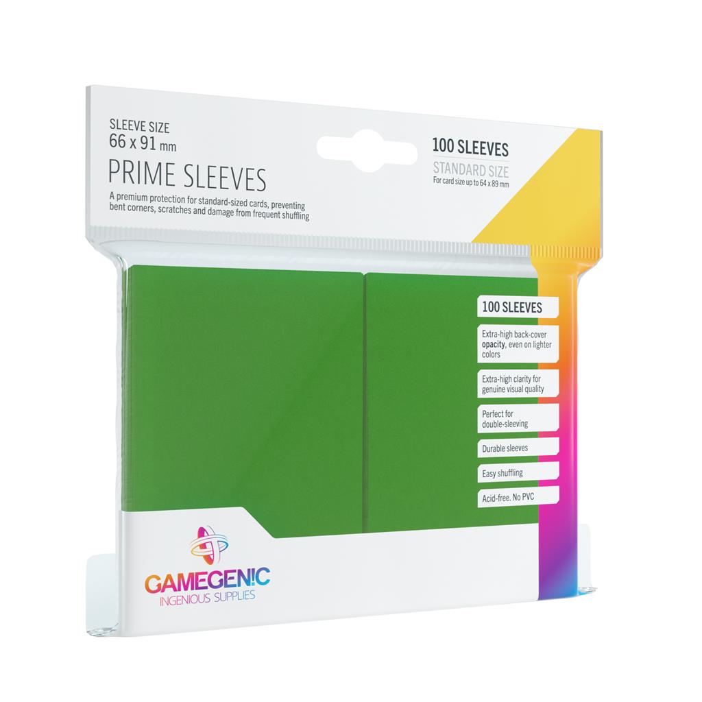 Pack Prime Sleeves Green (100) - Accesorios y Marketing Coleccionable - Frikibase.com