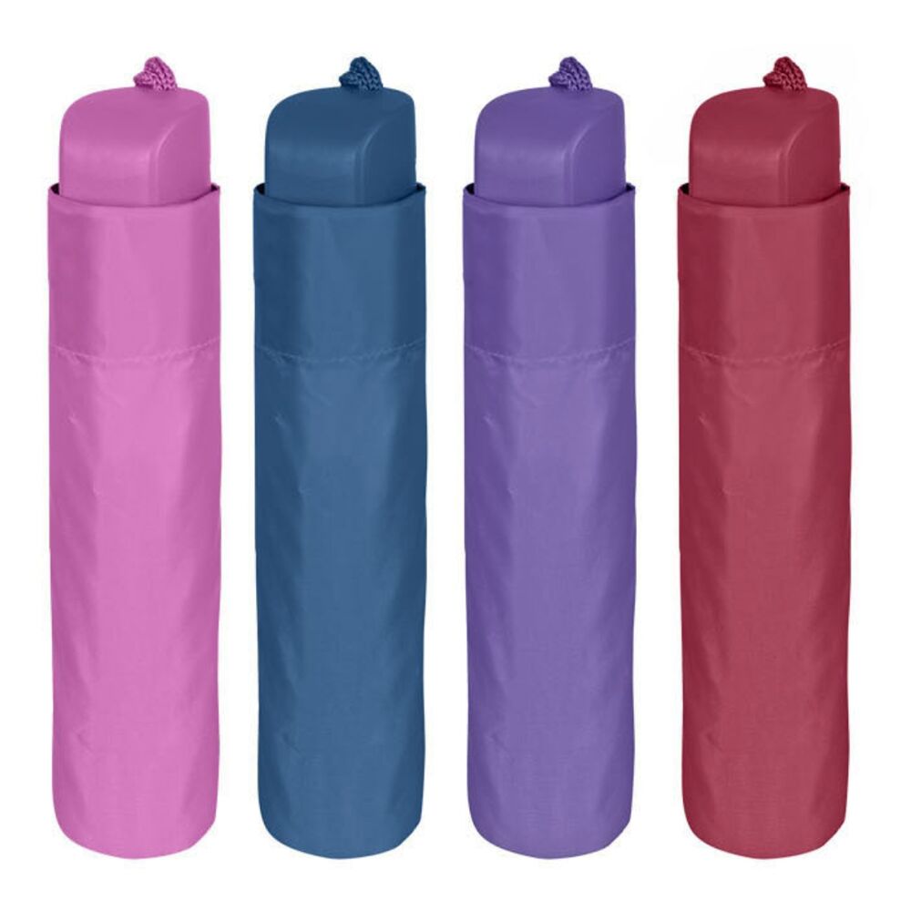 Paraguas plegable manual colores lisos 54cm surtido - Frikibase.com