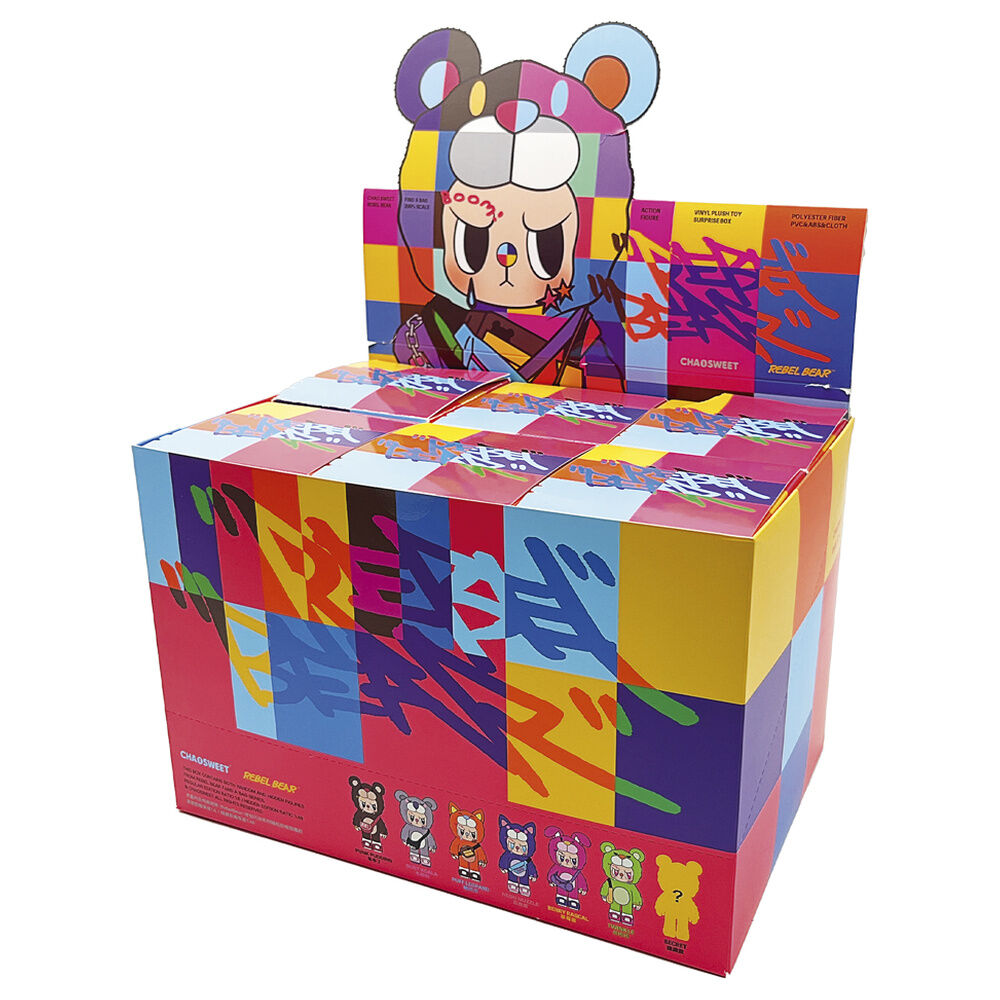 Peluche Bag Movable Rebel Bears 18cm surtido - Frikibase.com