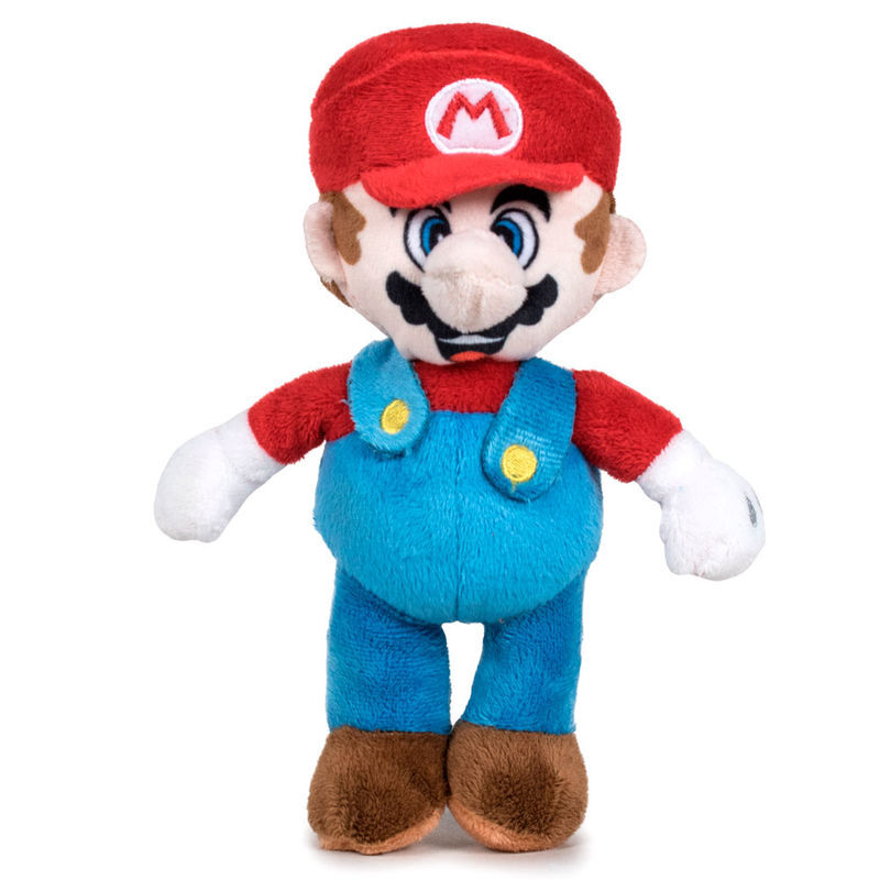 Peluche Mario Super Mario Bros Nintendo soft 18cm - Frikibase.com