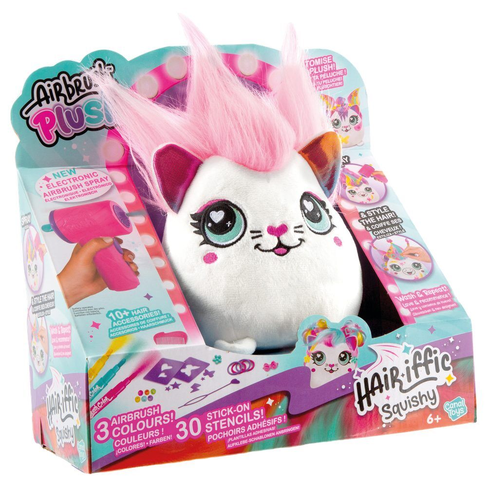 Peluche squishy aerografo accesorios pelo Airbrush Plush surtido - Frikibase.com