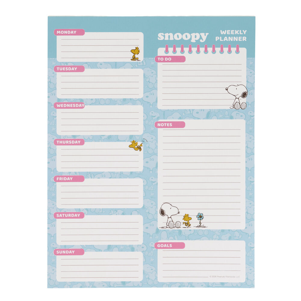 Planing semanal Snoopy - Frikibase.com