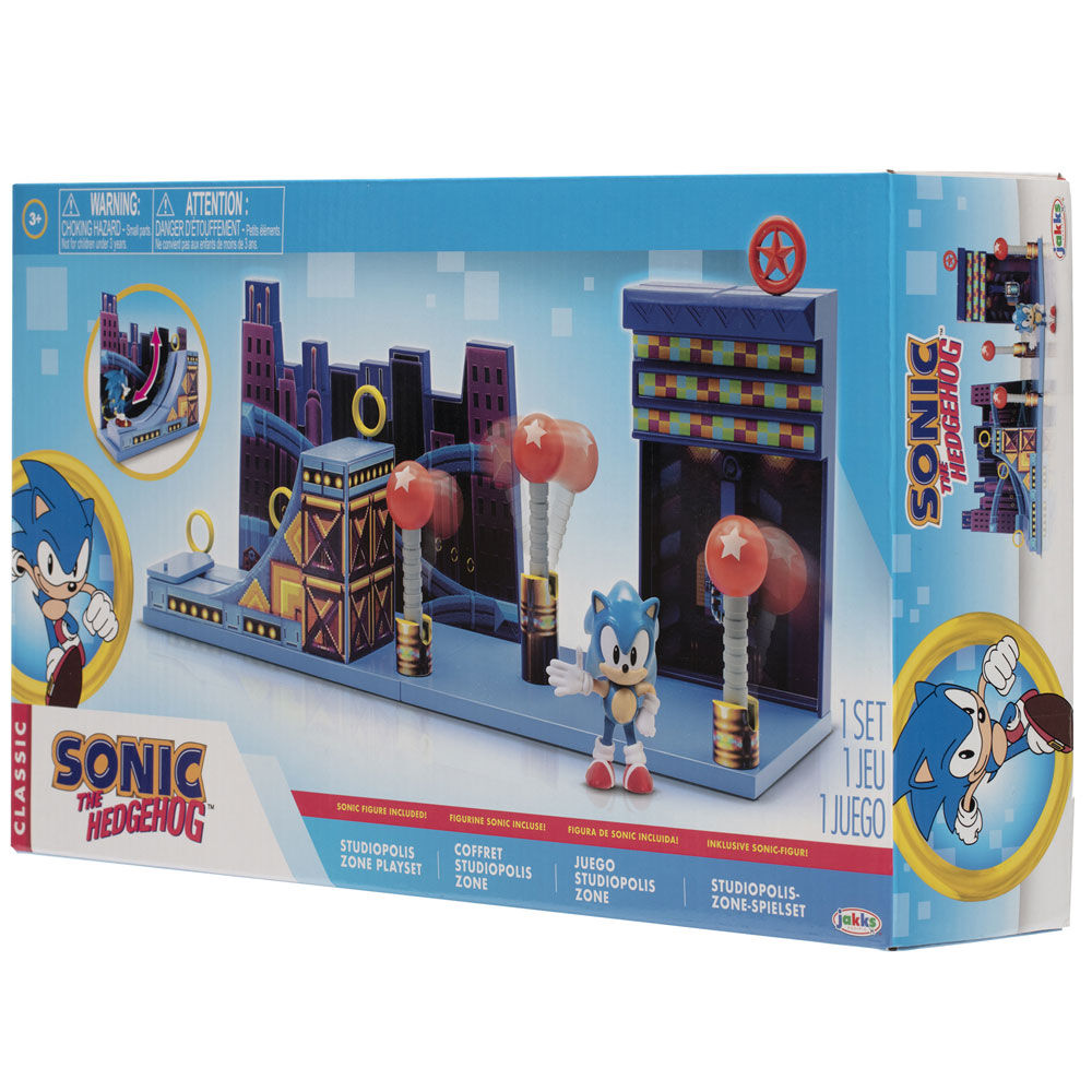 Playset Studiopolis Zone Sonic The Hedgehog 6cm - Frikibase.com