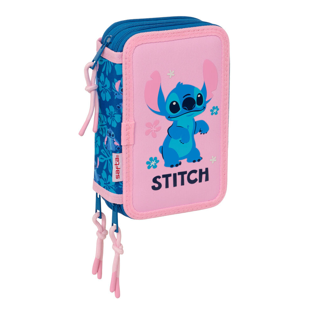 Plumier Angel & Stitch Disney triple 37pzs - Frikibase.com