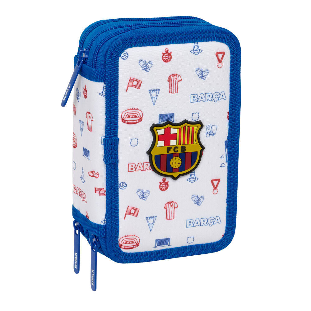 Plumier Baby F.C. Barcelona triple 37pzs - Frikibase.com