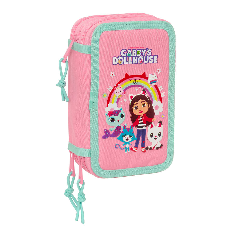 Plumier La Casa de Muñecas de Gabby triple 37pzs - Frikibase.com