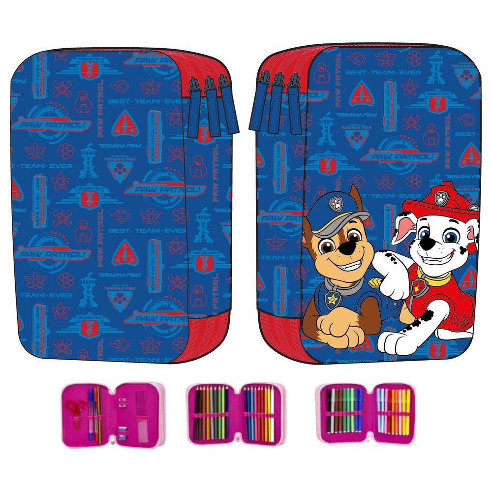 Plumier Patrulla Canina Paw Patrol triple - Frikibase.com