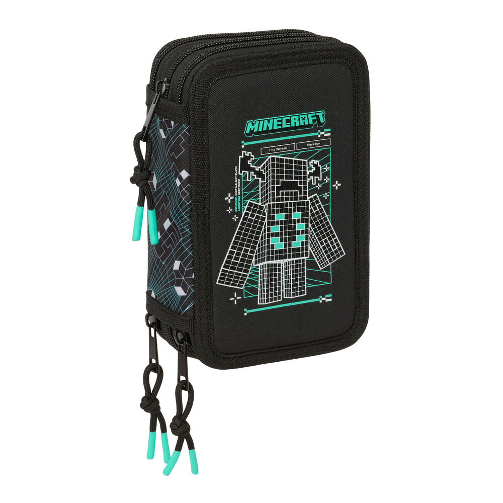 Plumier Screen Minecraft triple 37pzs - Frikibase.com