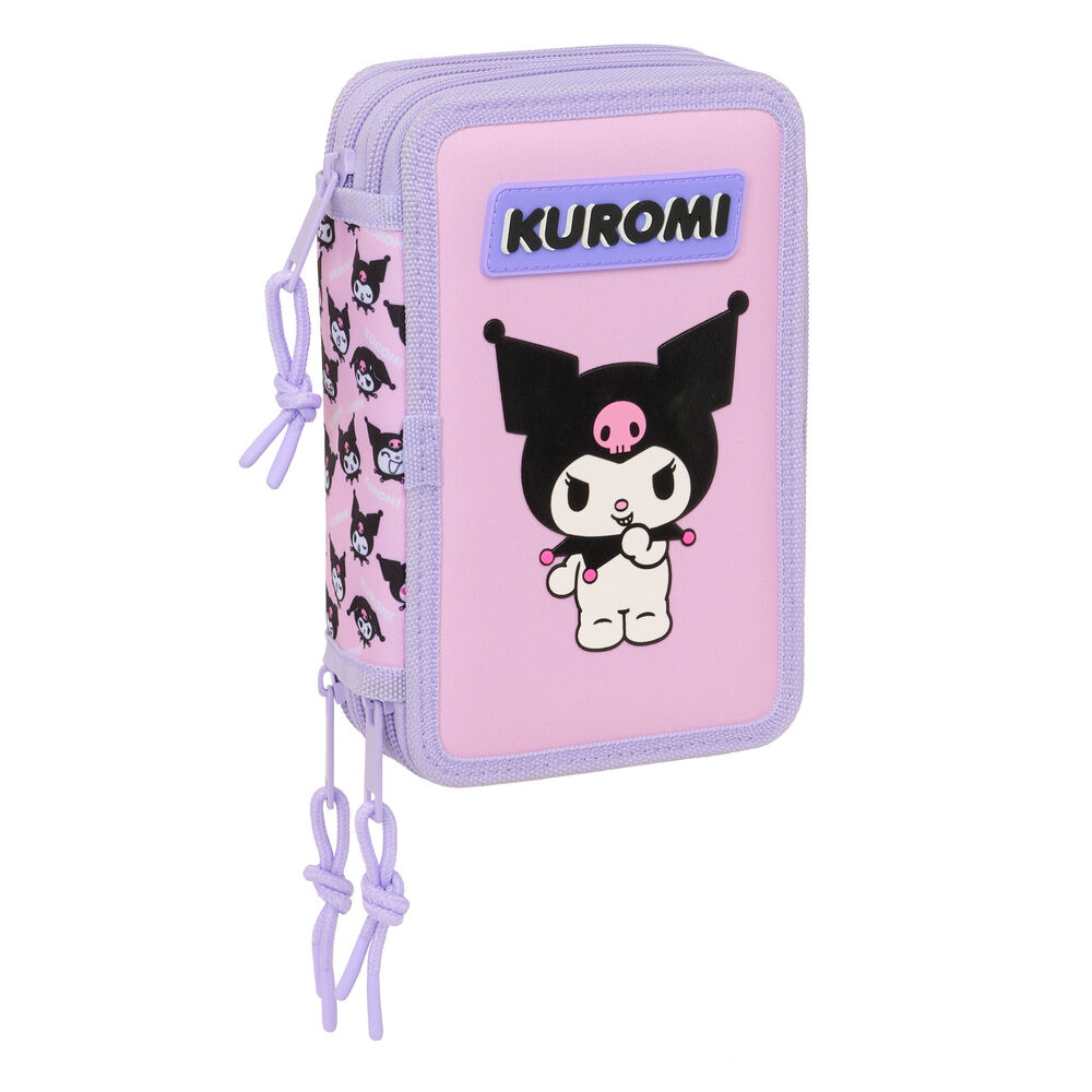 Portatodo Kuromi Hello Kitty triple 37pzs - Frikibase.com