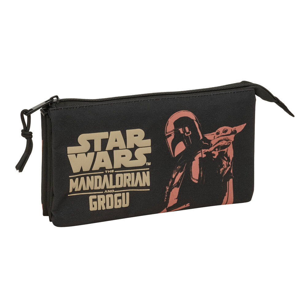 Portatodo Mandalorian & Grogu Star Wars triple - Frikibase.com