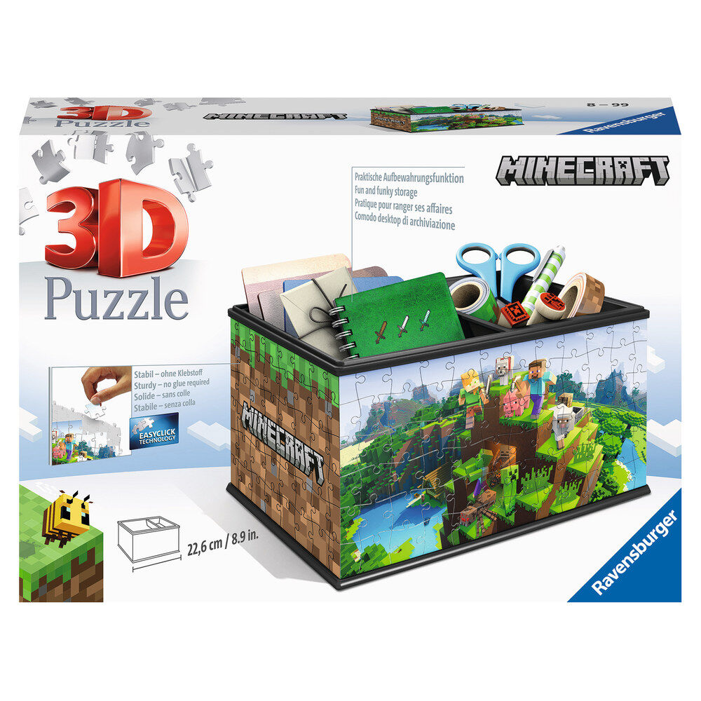 Puzzle 3D Box Minecraft 216pzs - Frikibase.com
