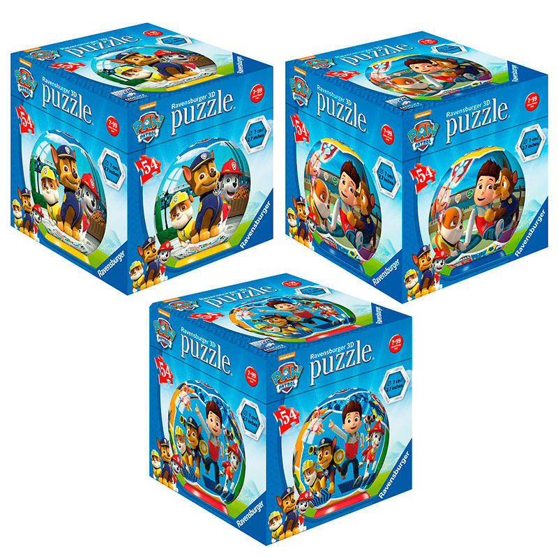 Puzzle 3D Patrulla Canina surtido 54pz - Frikibase.com