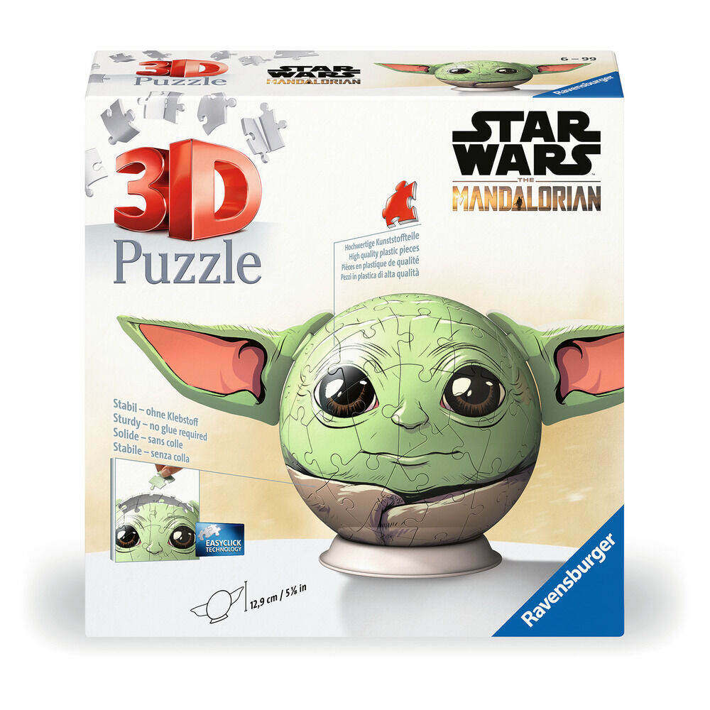 Puzzle Ball 3D Grogu Star Wars 72pzs - Frikibase.com