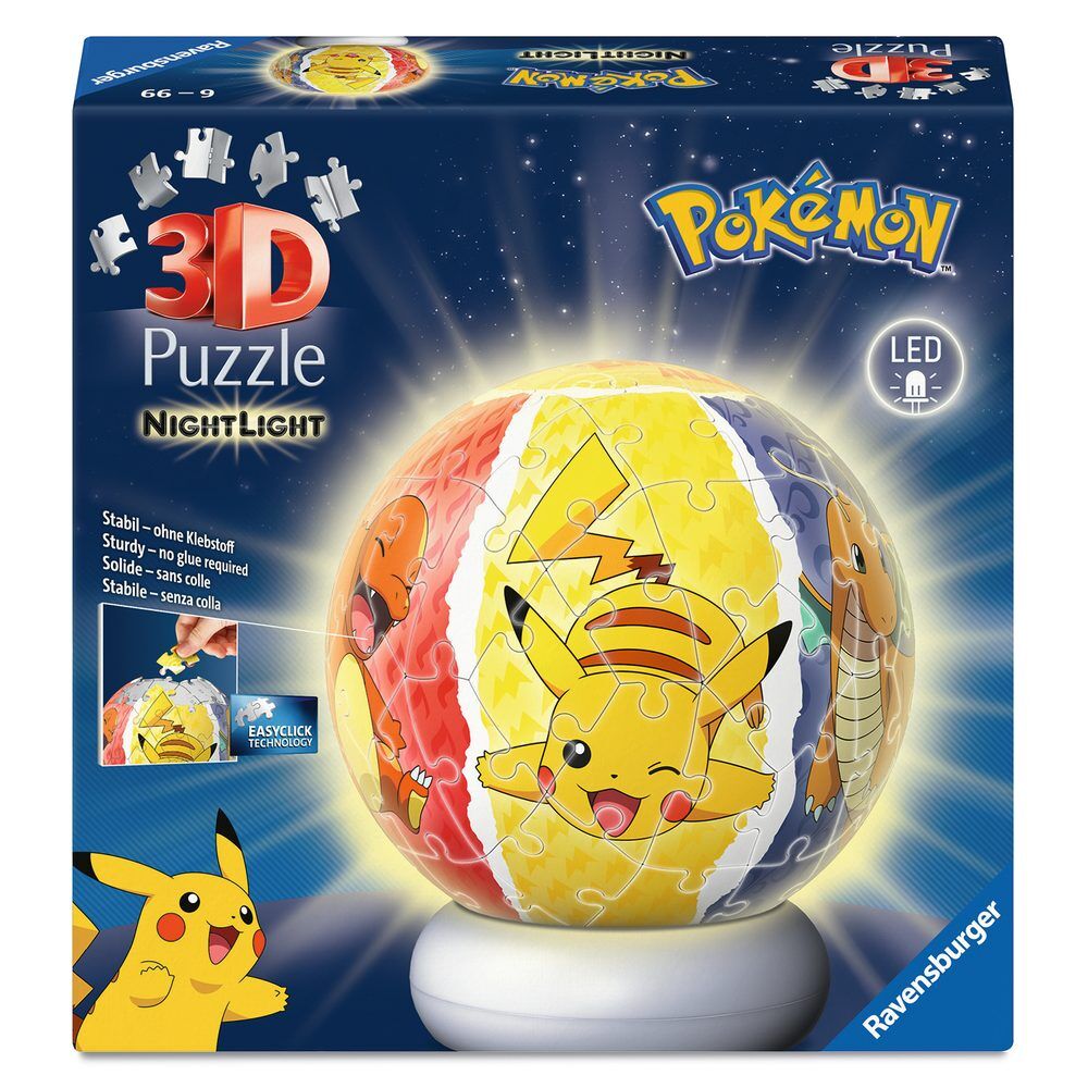 Puzzle Ball Nightlight Pokemon - Frikibase.com