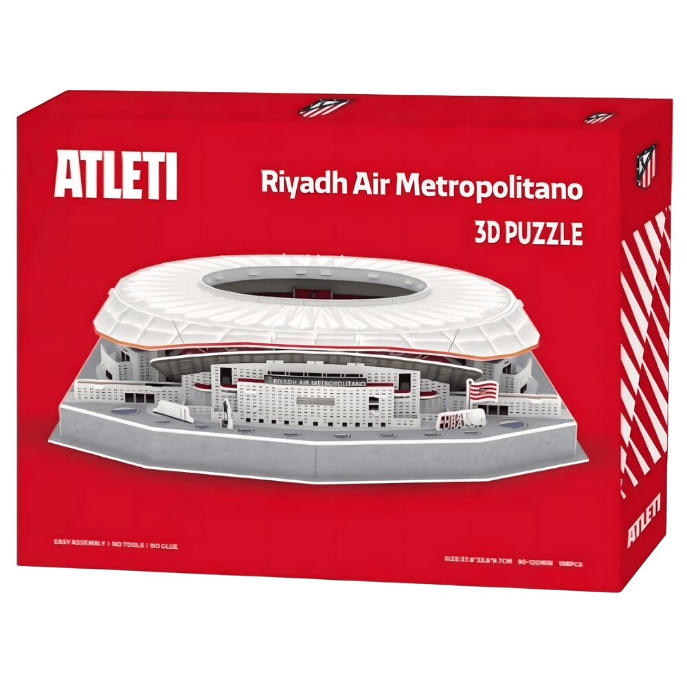 Puzzle Estadio 3D Riyadh Metropolitano Atletico de Madrid - Frikibase.com