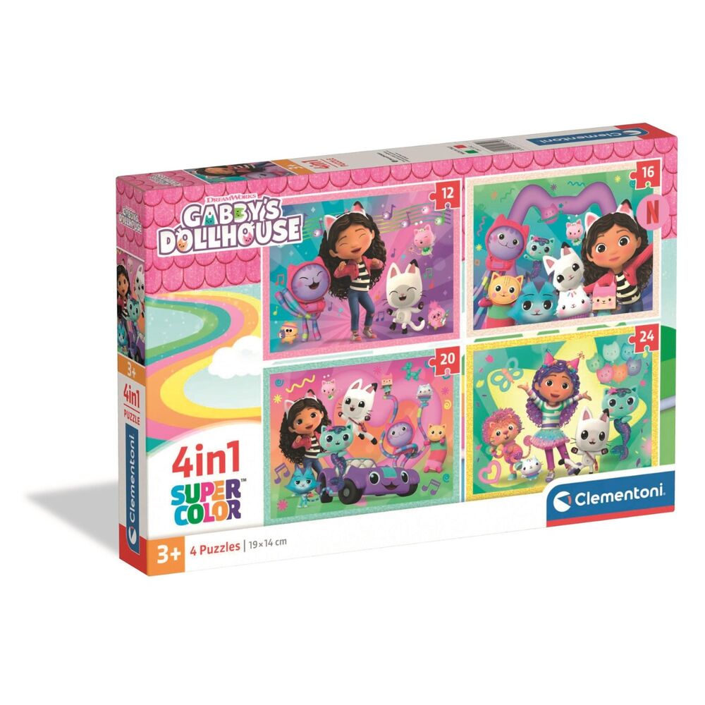 Puzzle La Casa de Muñecas de Gabby 12-16-20-24pzs - Frikibase.com