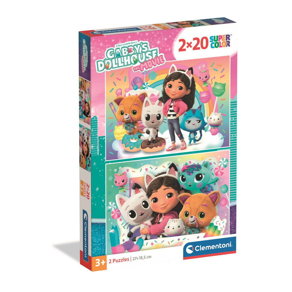Puzzle La Casa de Muñecas de Gabby 2x20pzs - Frikibase.com