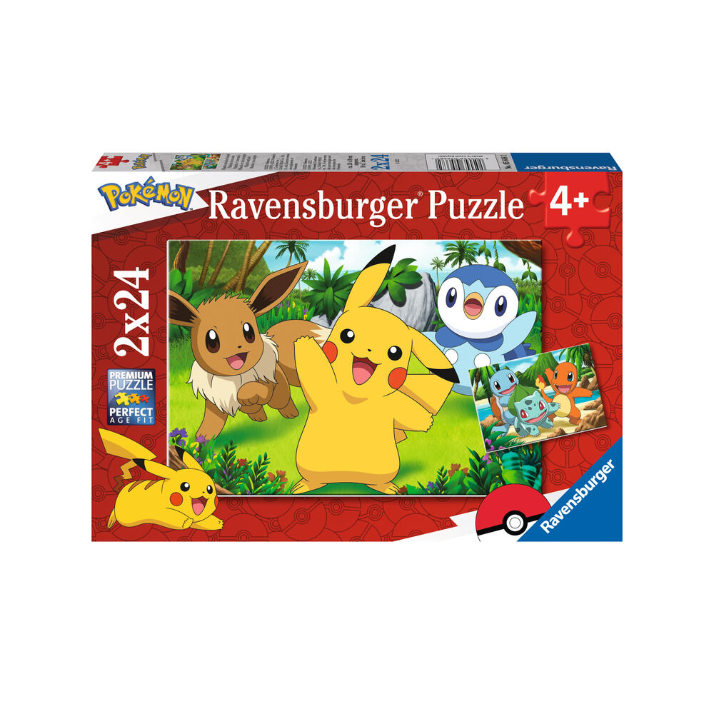 Puzzle Pokemon 2x24pzs - Frikibase.com