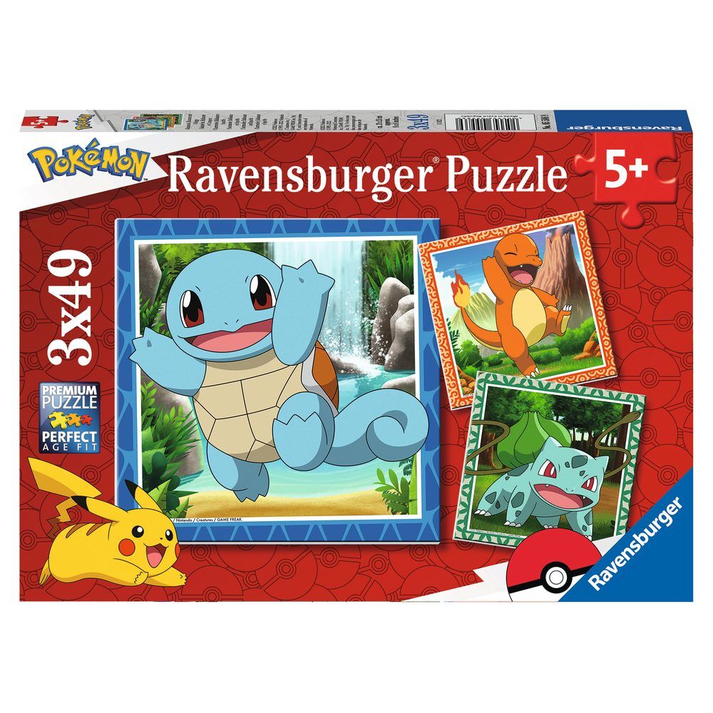 Puzzle Pokemon 3x49pzs - Frikibase.com
