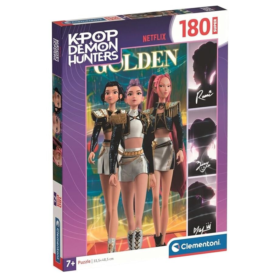 Puzzle Super Kpop Demon Hunters 180pzs - Frikibase.com