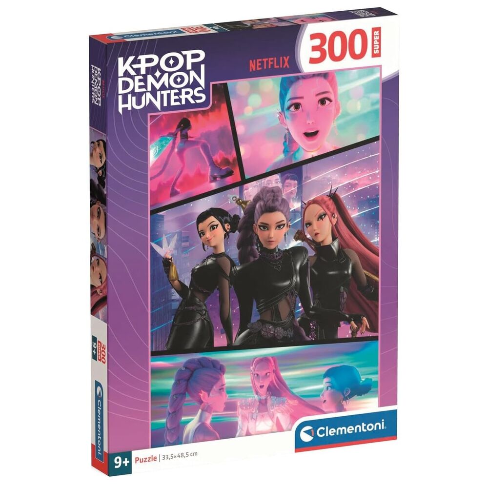 Puzzle Super Kpop Demon Hunters 300pzs - Frikibase.com