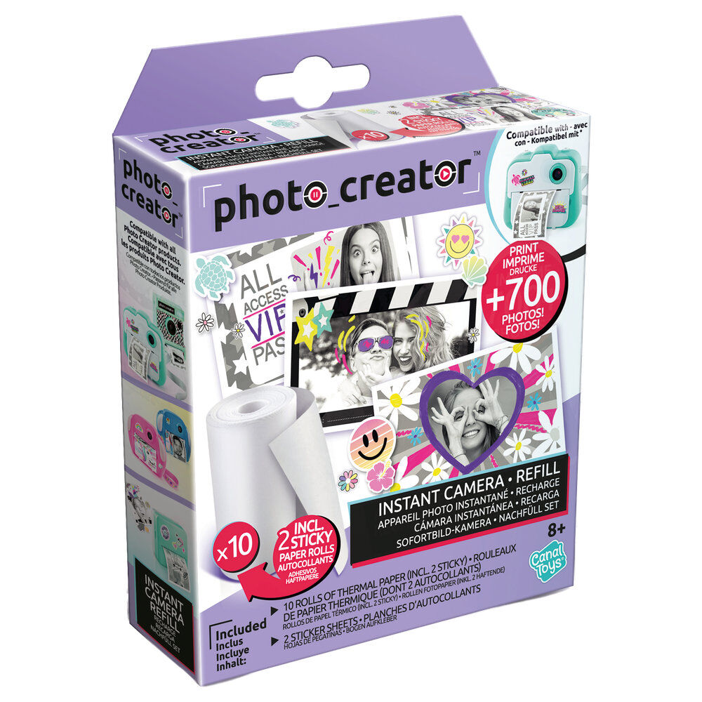 Recambio camara instantanea 10 rollos papel Photo Creator - Frikibase.com