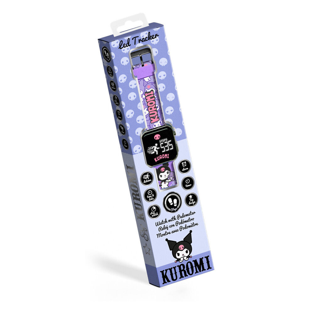 Reloj led multifuncion Kuromi Hello Kitty - Frikibase.com