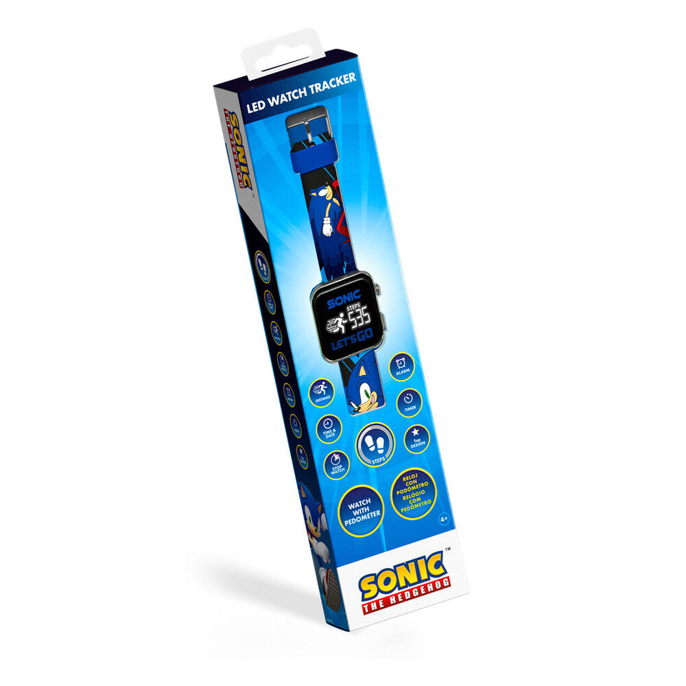 Reloj led multifuncion Sonic the Hedgehog - Frikibase.com