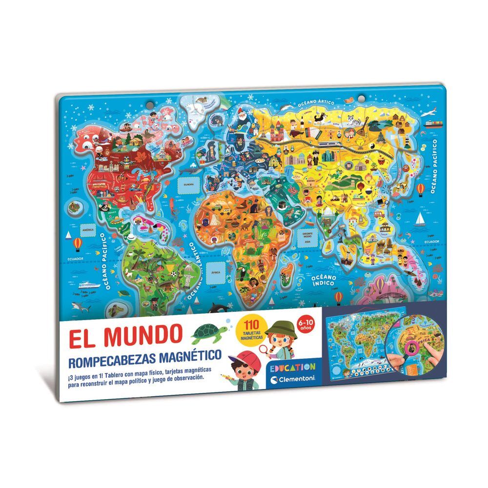 Rompecabezas Geopuzzle Magnetico El Mundo - Frikibase.com