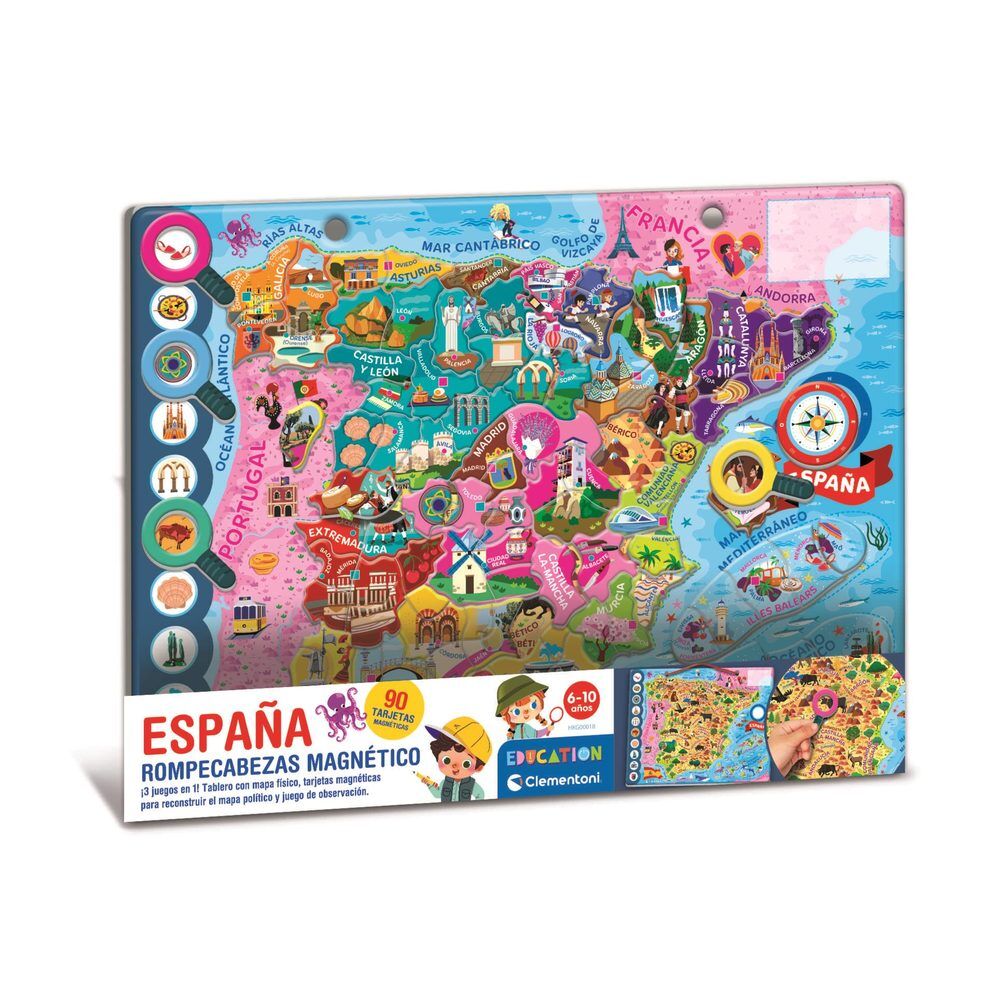 Rompecabezas Geopuzzle Magnetico España - Frikibase.com