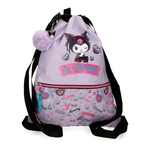 Saco Retropop Kuromi Hello Kitty 46cm - Frikibase.com