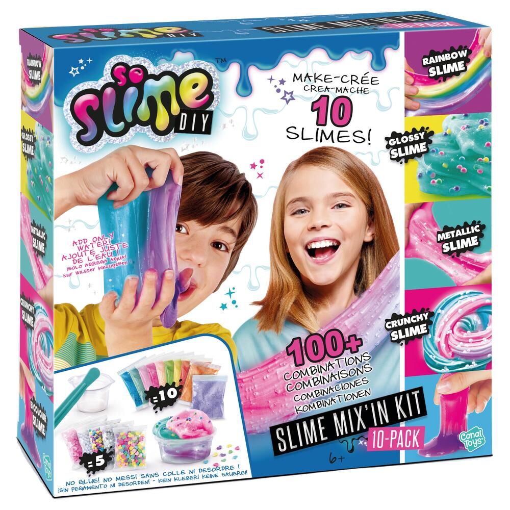 Set 10 botes mezclables Slime Diy - Frikibase.com