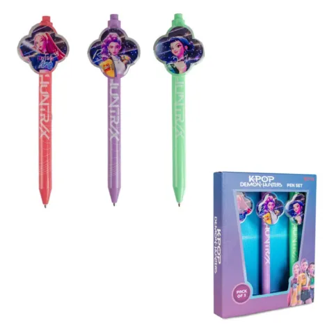 Set 3 boligrafos K-Pop Demon Hunters - Frikibase.com
