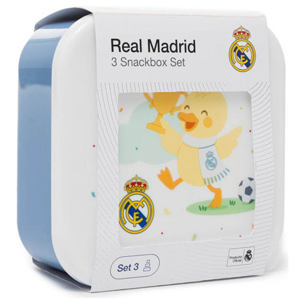 Set 3 fiambreras Real Madrid - Frikibase.com
