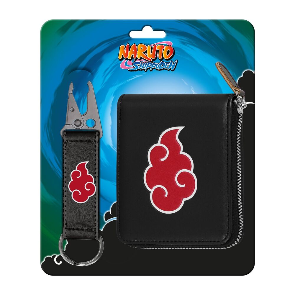 Set cartera + llavero Clouds Naruto - Frikibase.com