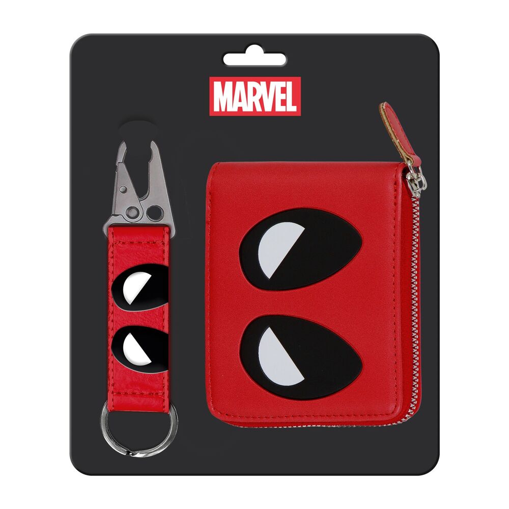 Set cartera + llavero Deadpool Marvel - Frikibase.com