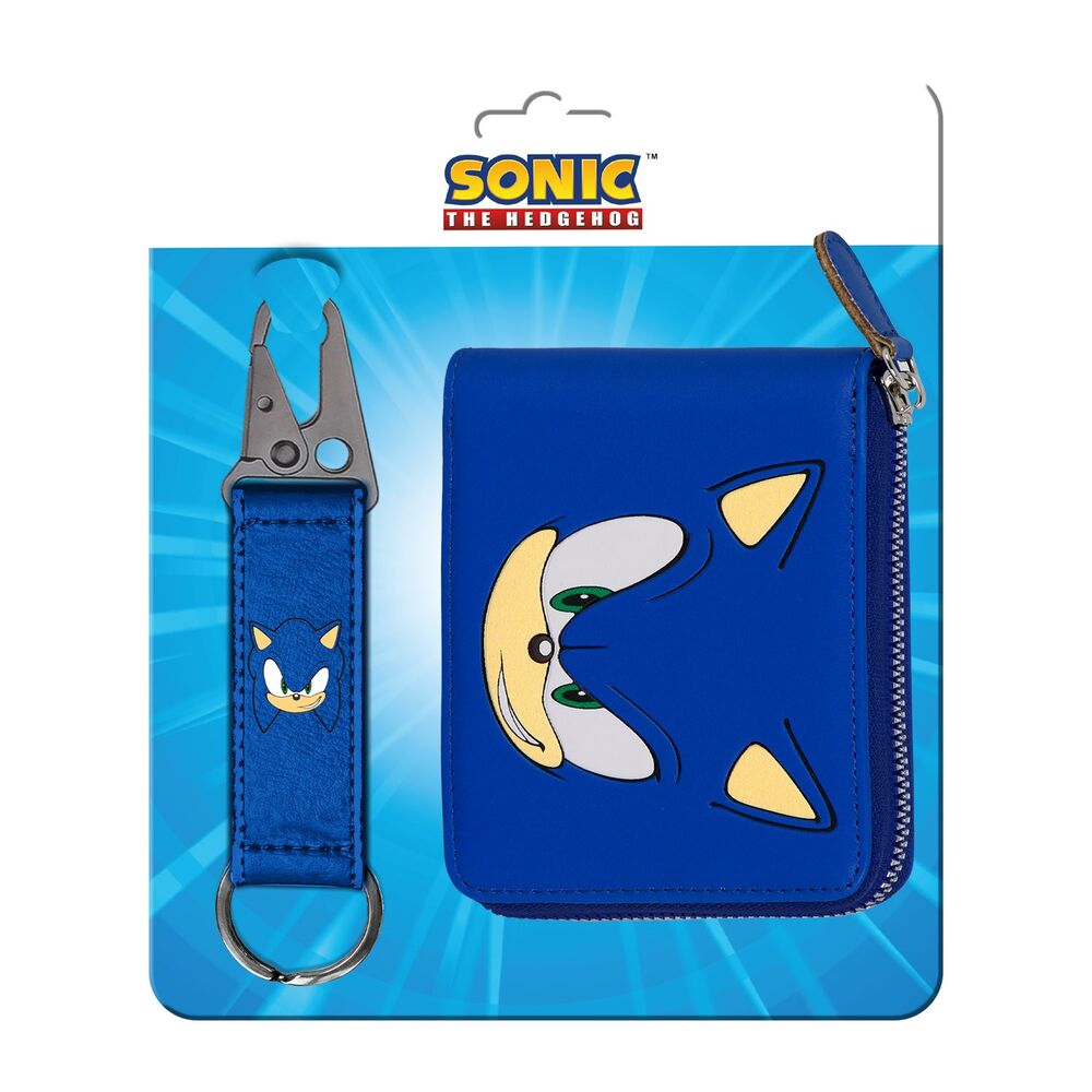 Set cartera + llavero Sonic the Hedgehog - Frikibase.com